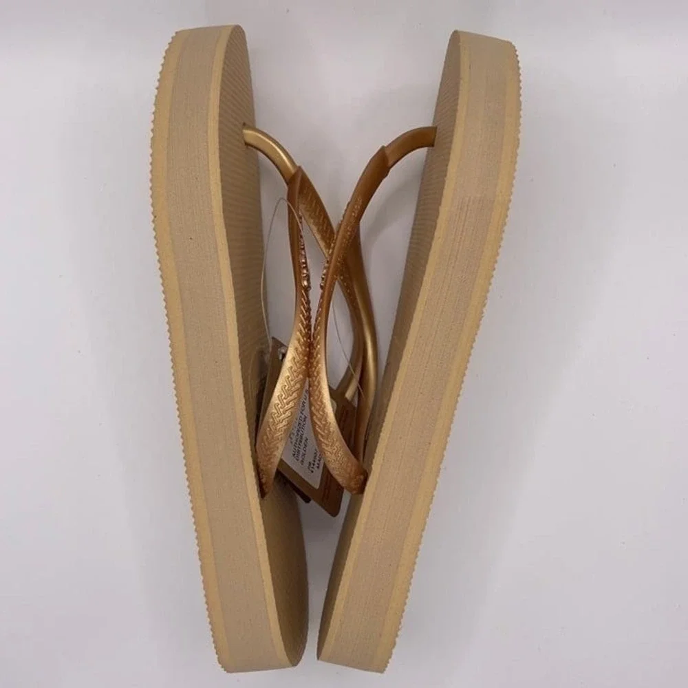 ONLY PAIR!  W's 7/8 | Havaianas Slim Flatform flip flops sandals | SLIM0019